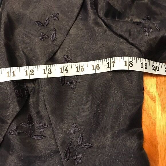 Lori Max Chiffon Jacket Size 14 - Picture 6 of 10